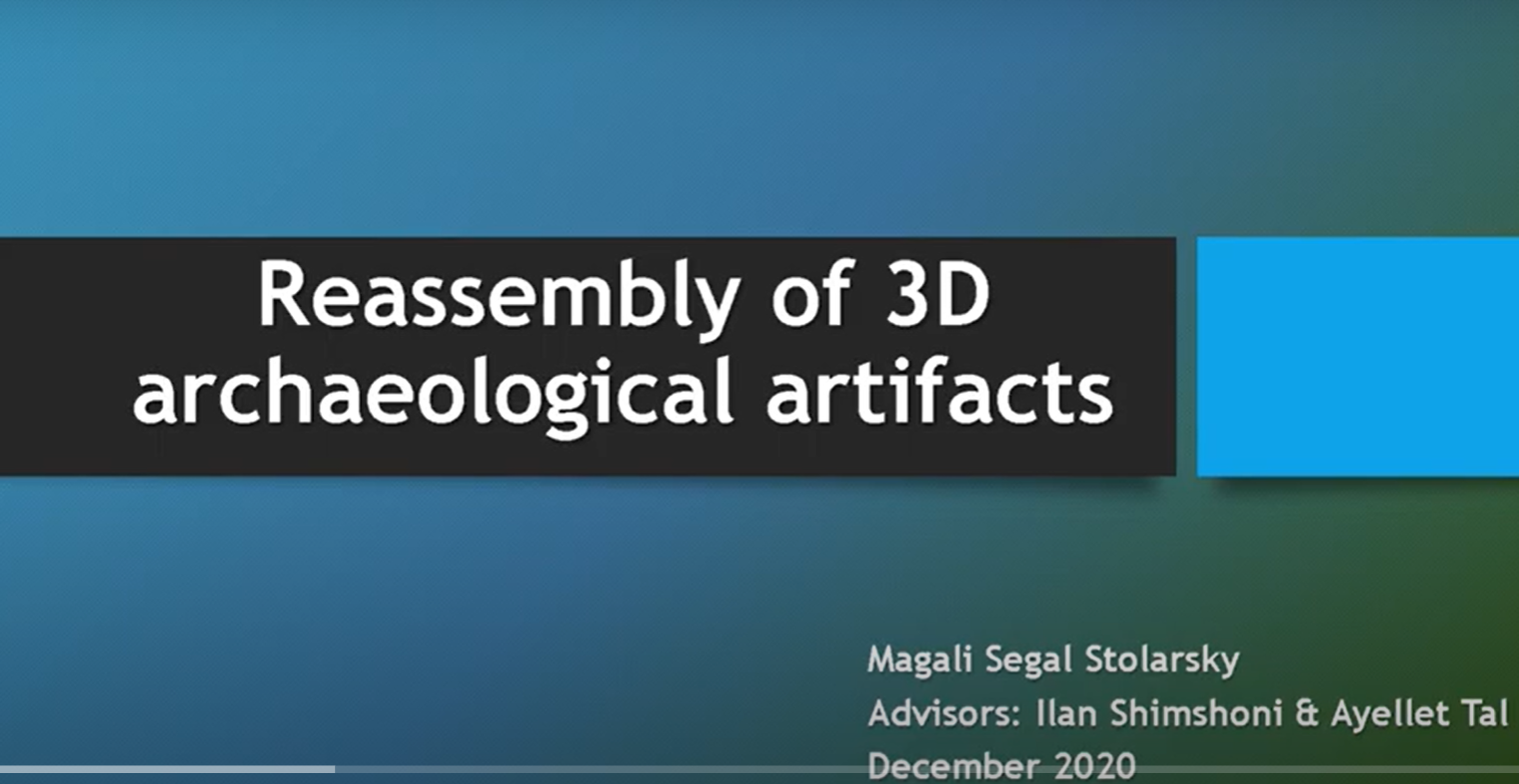 Read more about the article Reassembly of 3D archaeological artifacts